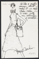 Cashin's illustrations of fur coat designs for H.B.A. Fur Corp. f05-19