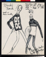 Cashin's illustrations of sweater designs for Ballantyne of Peebles