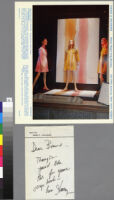 Photographs of Cashin's ready-to-wear designs for Sills and Co. featured in department store windows