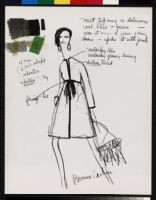 Cashin's ready-to-wear design illustrations for Sills and Co., 2 labeled for "Vogue."