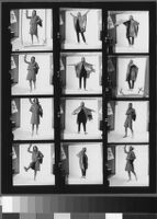 Contact sheets of Cashin's ready-to-wear designs for Sills and Co. Folder 1 of 2