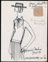 Cashin's illustrations of ready-to-wear designs for Russell Taylor, Spring 1980 collection. b055_f05-12