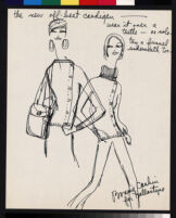 Cashin's illustrations of sweater designs for Ballantyne of Peebles