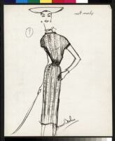 Cashin's illustrations of knit ensembles designed for Guttman Brothers. f02-15