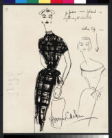 Cashin's illustrations of knit ensembles designed for Guttman Brothers. f05-04