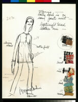 Cashin's ready-to-wear design illustrations for Sills and Co