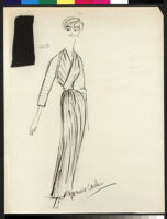 Cashin's illustrations of robe designs. b070_f06-19