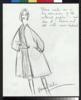 Cashin's illustrations of rainwear designs for Sills and Co. f02-27