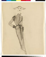 Cashin's rough illustrations of ready-to-wear designs for Sills and Co. b072_f06-02