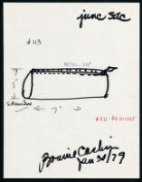 Cashin's illustrations of handbag and wallet designs for unproduced "Bonnie Cashin Collection." f02-10