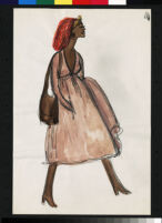 Cashin's essay and fashion design illustrations featuring black models