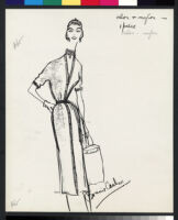 Cashin's illustrations of knit ensembles designed for Guttman Brothers. f04-07