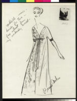 Cashin's illustrations of robe designs. b070_f06-17