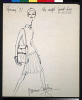 Cashin's illustrations of handbag designs for Coach