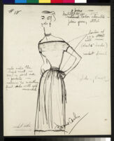 Cashin's illustrations of knit ensembles designed for Guttman Brothers. f02-22