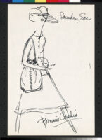 Cashin's illustrations of handbag designs for Meyers