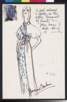 Cashin's illustrations of loungewear designs for Evelyn Pearson