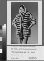 Photostats of Cashin's illustrations of fur coat designs for R.R.G