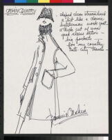 Cashin's ready-to-wear design illustrations for Russell Taylor, Cashin Country Knits division