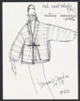 Cashin's illustrations of fur coat designs for R.R.G. f02-29