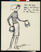 Cashin's illustrations of handbag designs for Coach. f10-03