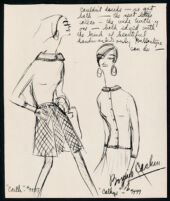 Cashin's illustrations of knitwear designs. b183_f03-03