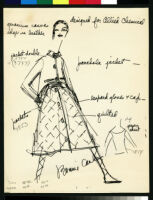 Cashin's ready-to-wear design illustrations for Sills and Co