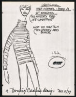 Cashin's illustrations of knitwear designs. b185_f07-15