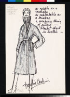 Cashin's illustrations of fur coat designs for R.R.G