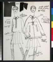 Cashin's ready-to-wear design illustrations for Sills and Co