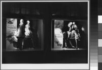 Photographs of Cashin's ready-to-wear designs for Sills and Co. featured in department store windows