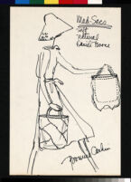 Cashin's illustrations of handbag designs for Meyers