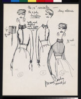 Cashin's illustrations of sweater designs for Ballantyne of Peebles