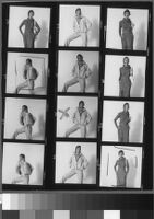 Contact sheets of Cashin's ready-to-wear designs for Sills and Co. Folder 3 of 3