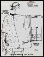 Cashin's illustrations of ready-to-wear designs for Russell Taylor, Spring 1981 - 1982 collections. b058_f05-04