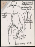 Cashin's illustrations of ready-to-wear designs for Russell Taylor, Spring 1980 collection. b055_f06-24