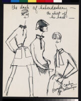 Cashin's illustrations of sweater designs for Ballantyne of Peebles