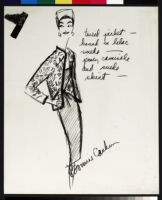 Cashin's ready-to-wear design illustrations for Sills and Co