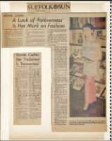 Press clippings regarding Cashin's work