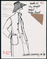 Cashin's illustrations of ready-to-wear designs for Russell Taylor, Spring 1980 collection. b055_f05-06