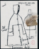 Cashin's illustrations of ready-to-wear designs for Russell Taylor, Fall 1981 collection. b050_f01-02