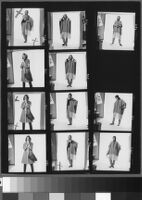 Contact sheets of Cashin's ready-to-wear designs for Sills and Co. Folder 1 of 2