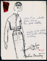 Cashin's illustrations of ready-to-wear designs for Russell Taylor. b054_f07-08