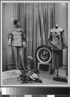 Photographs of Cashin's ready-to-wear designs for Sills and Co. featured in department store windows