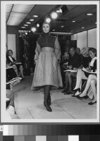 Black and white photographs of Cashin's fashion Show at Sills and Co. showroom