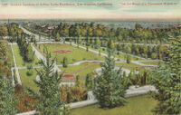 Sunken Gardens of Arthur Letts Residence, Los Angeles, California