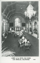 Lobby of the Hotel Biltmore. Los Angeles, California