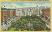 Pershing Square Showing the Los Angeles Biltmore, Los Angeles, California