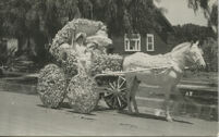 An entry in the 1909 Festival of Flowers Parade