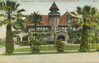 Residence of E.L. Doheney, Chester Place, Los Angeles